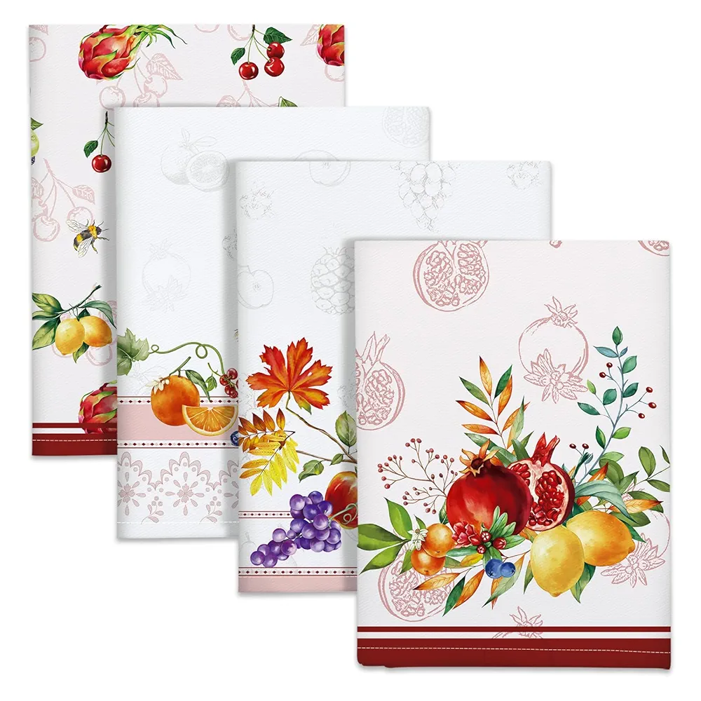Printed tea towels