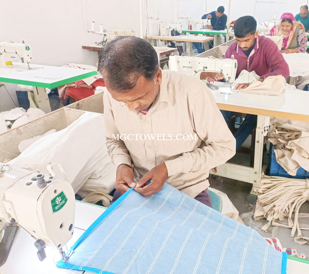 MGC TOWELS Stitching Unit